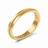 Nassau Gold Hinge Bangle