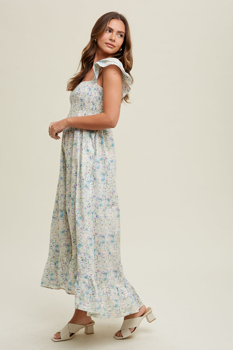 Eleanor Floral Midi Dress