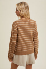 Amelia Tie Front Sweater