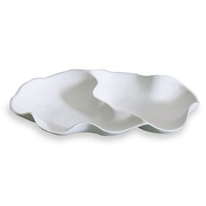 Luxury Melamine Large Double Dip Platter