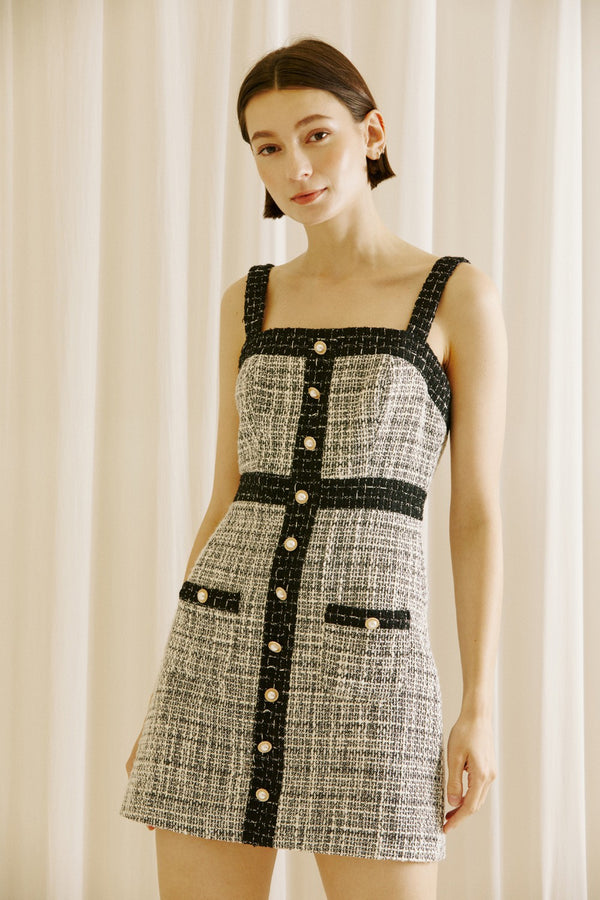 Eleanor Tweed + Pearl Dress