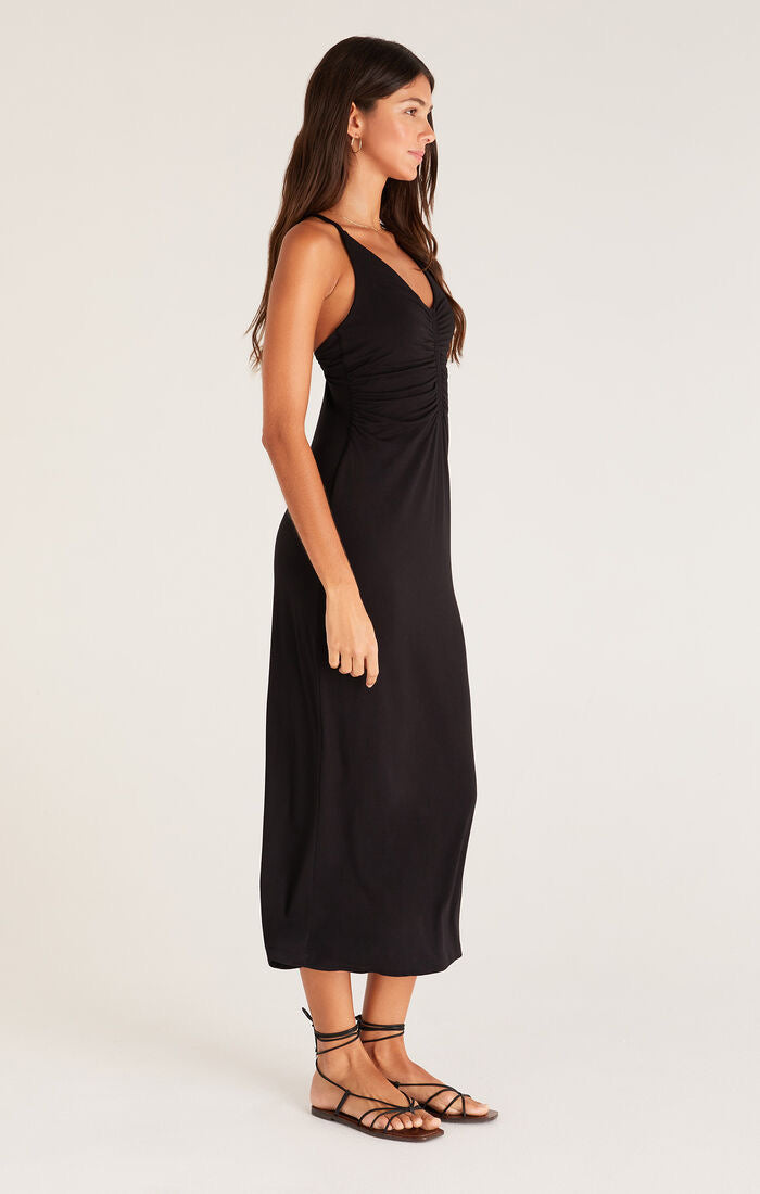 knee length dresses for ladies Positano Printed Square Neck Midi A-Line Dress for Women M / Regular main image 0