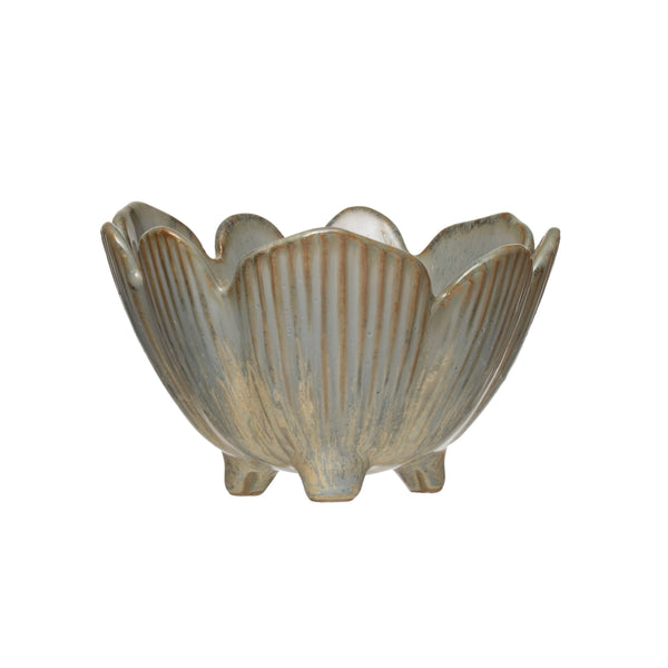Porcelain Glaze Flower Bowl