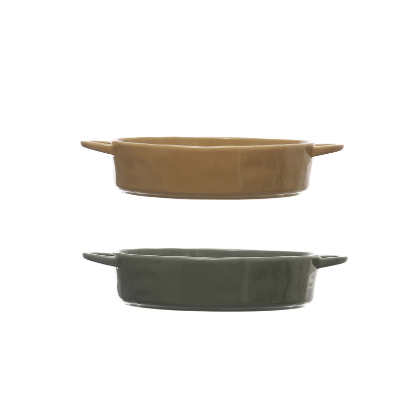 Stoneware Baker + Serving Bowl