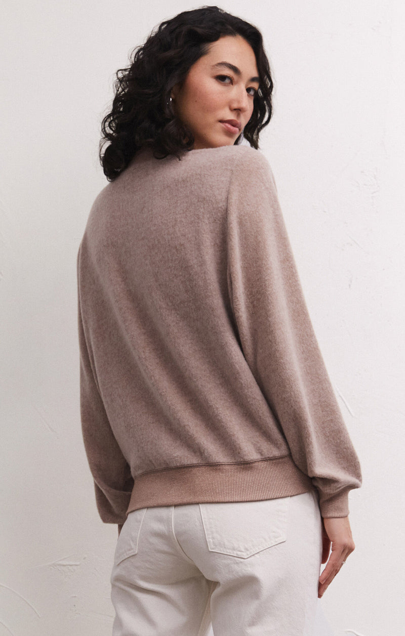 Russel Cozy Pullover in Toffee