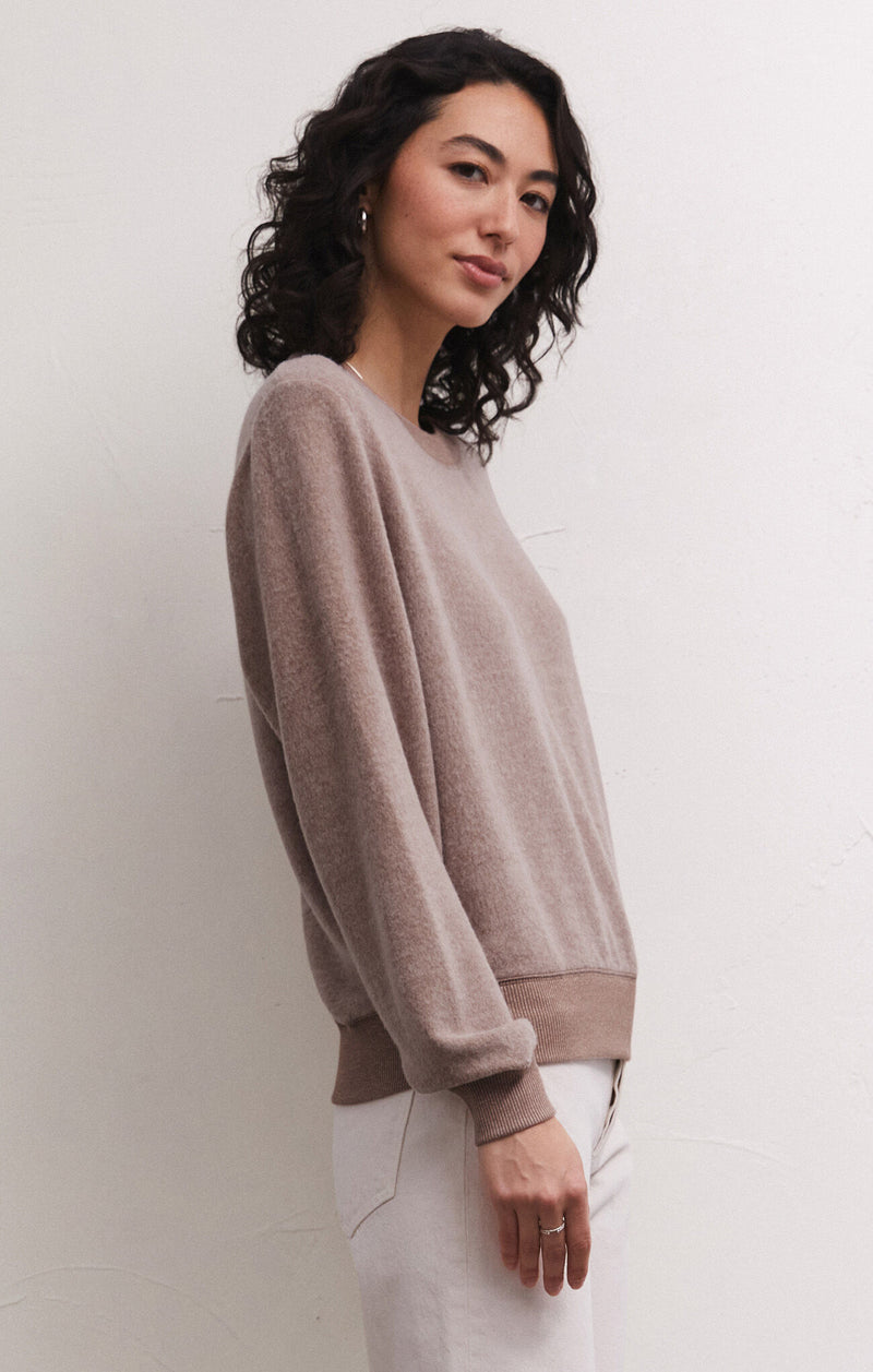 Russel Cozy Pullover in Toffee