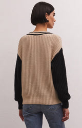 Hunter Varsity Sweater in Dove