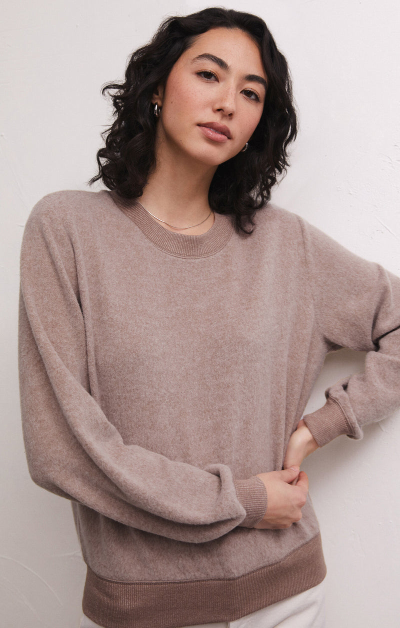 Russel Cozy Pullover in Toffee