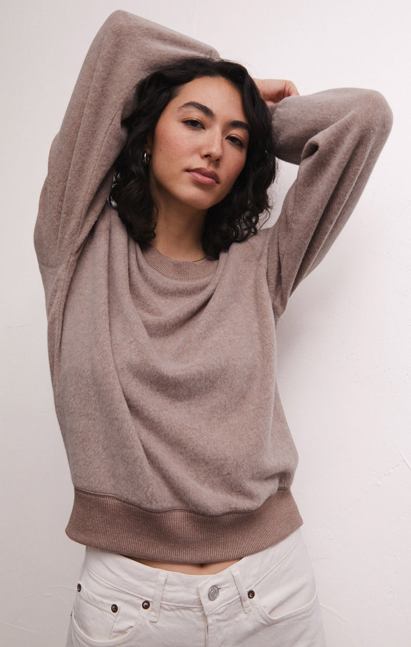 Russel Cozy Pullover in Toffee