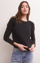 Azalea Longsleeve Sweatshirt in Black
