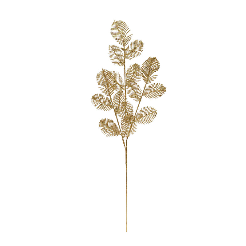 Faux Gold Leaf Stem