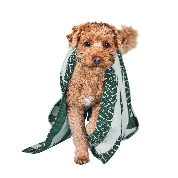 Doggy Towel - Bone Dry Green
