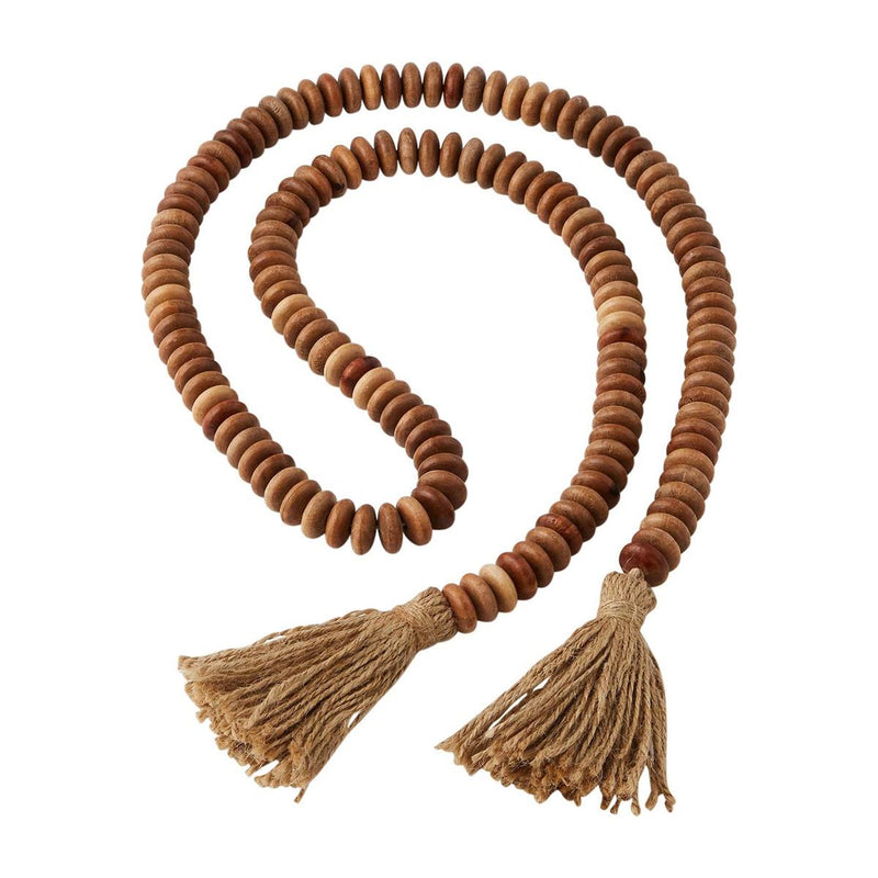 Brown Wooden Welcome Beads