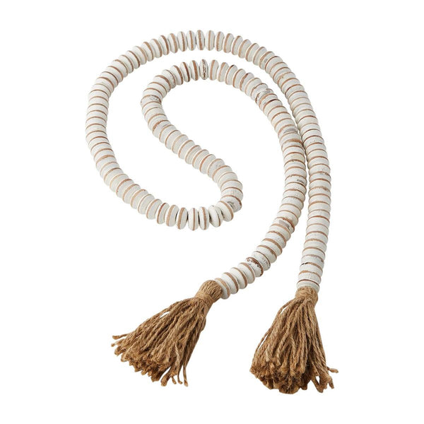 White Wooden Welcome Beads