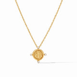 Bee Cameo Solitaire Necklace