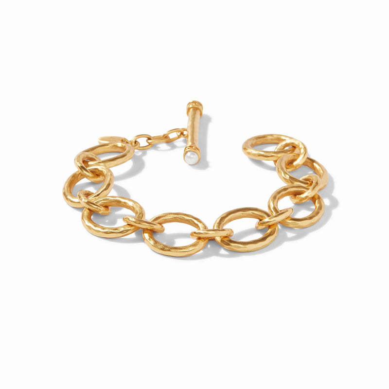 Catalina Gold + Pearl Demi Link Bracelet
