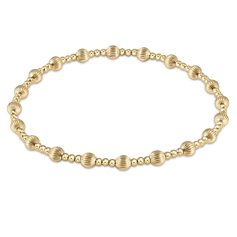 Dignity Sincerity Gold Bracelet - 4mm