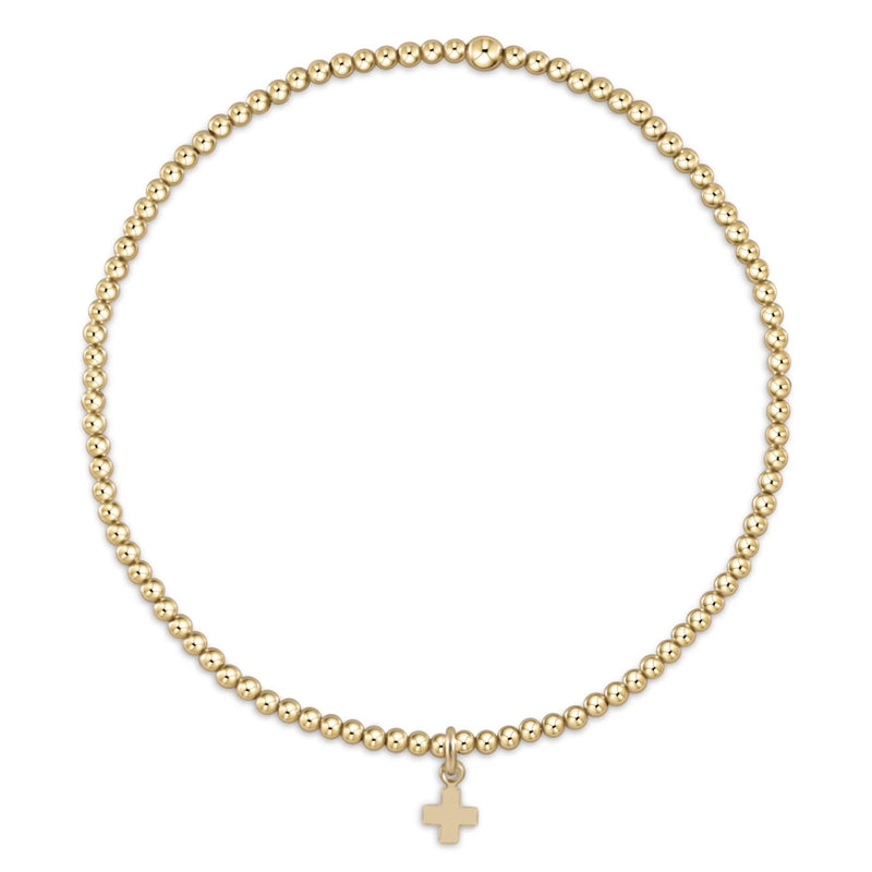 Signature Cross Gold Bracelet