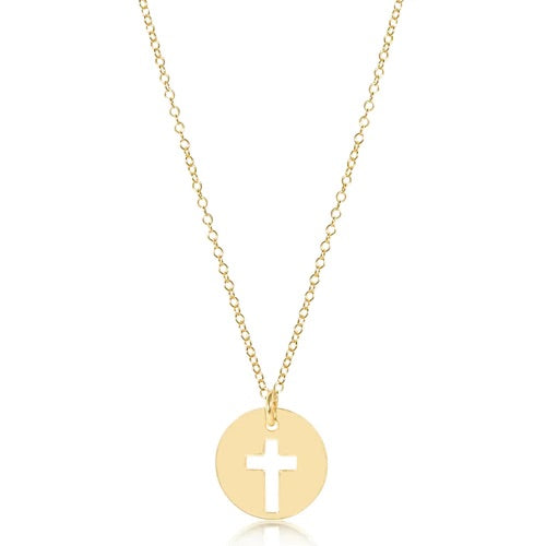 Blessed Gold Charm Necklace