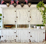 Minty Green Farmhouse Cabinet