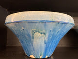 Blue Dipped Ceramic Bowl