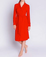 Open Front Robe - Red