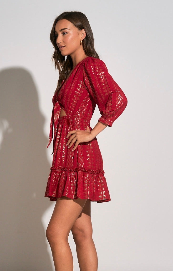 Ruby Tie Front Dress