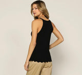 Knit Black Tank