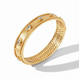 Monaco Hinge Bangle - Cubic Zirconia