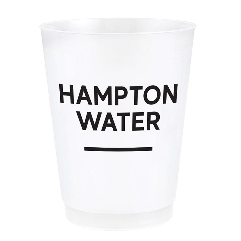 Hampton Water Reusable Cups