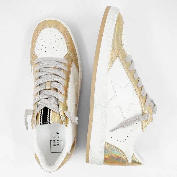Paz Gold Sneakers