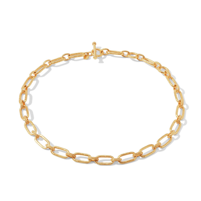 Trieste Link Gold Necklace
