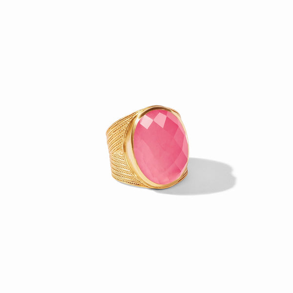 Verona Statement Ring - Peony Pink