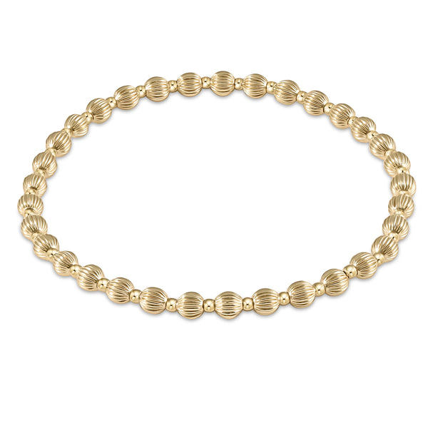 Dignity Grateful Gold Bracelet - 4mm