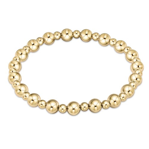 Honesty Gold Grateful Bead Bracelet - 6mm