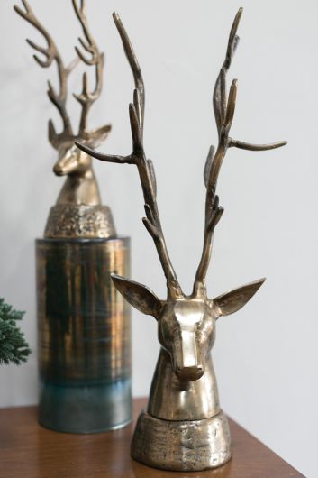 Bronze Deer Head