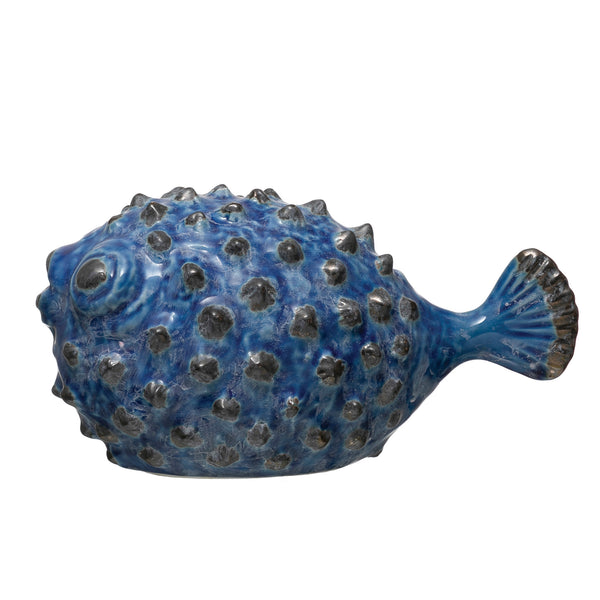 Stoneware Puffer Fish