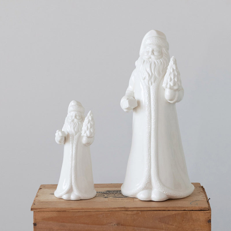 Stoneware Santa - Large